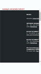 Mobile Screenshot of hannahegenscheidt.de